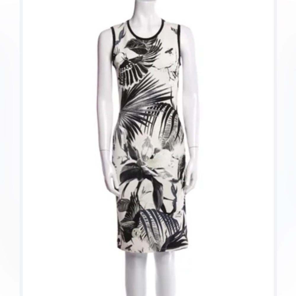 ROBERTO CAVALLI Printed Knee-Length Dress